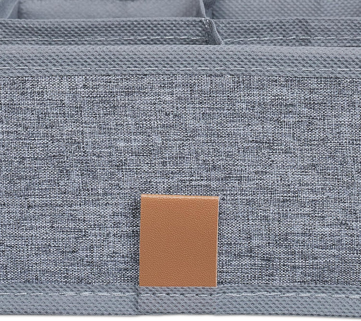 Relaxdays Unterwäsche Organizer, 4er Set, Aufbewahrungsbox für Socken & Unterwäsche, Kleiderschrank