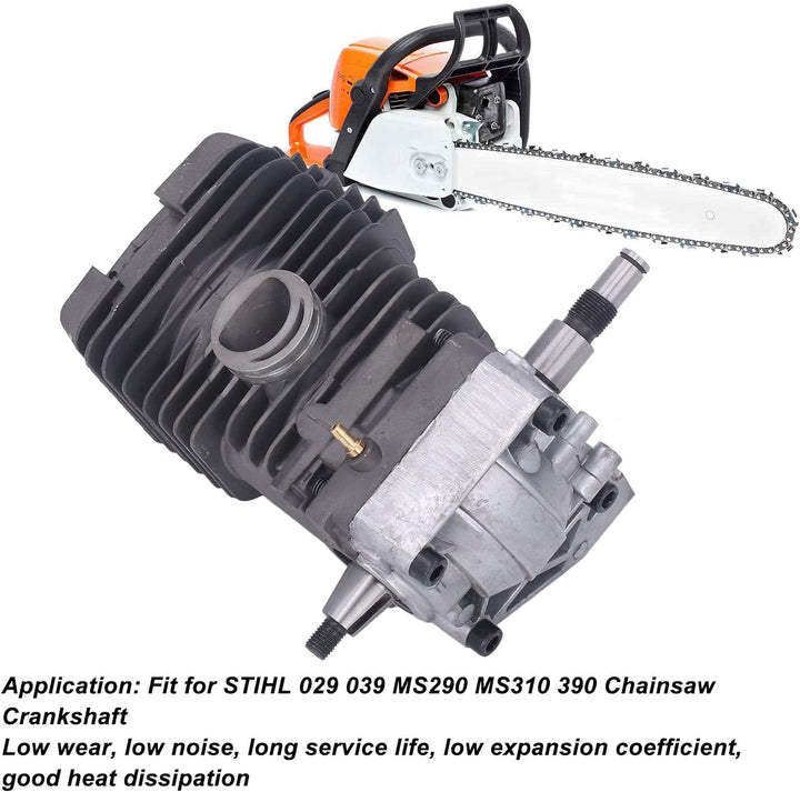 Zylinder Kolben Kurbelwelle, 49-mm-Kettensägen-Zylinder-Kurbelwellenbaugruppe Für STIHL 029 039 MS29