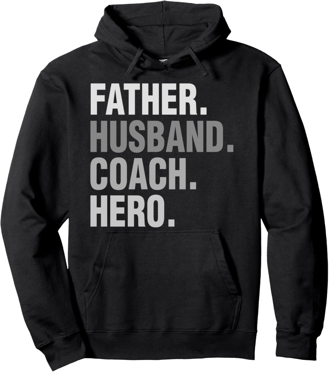 Vater Ehemann Coach Hero Pullover Hoodie