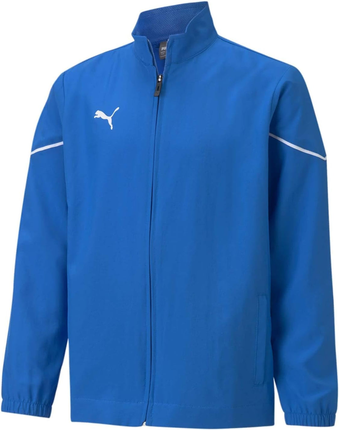 PUMA Unisex Kinder Teamrise Sideline Jacket Jr Trainingsjacke 140 Electric Blue Lemonade-Puma Black,