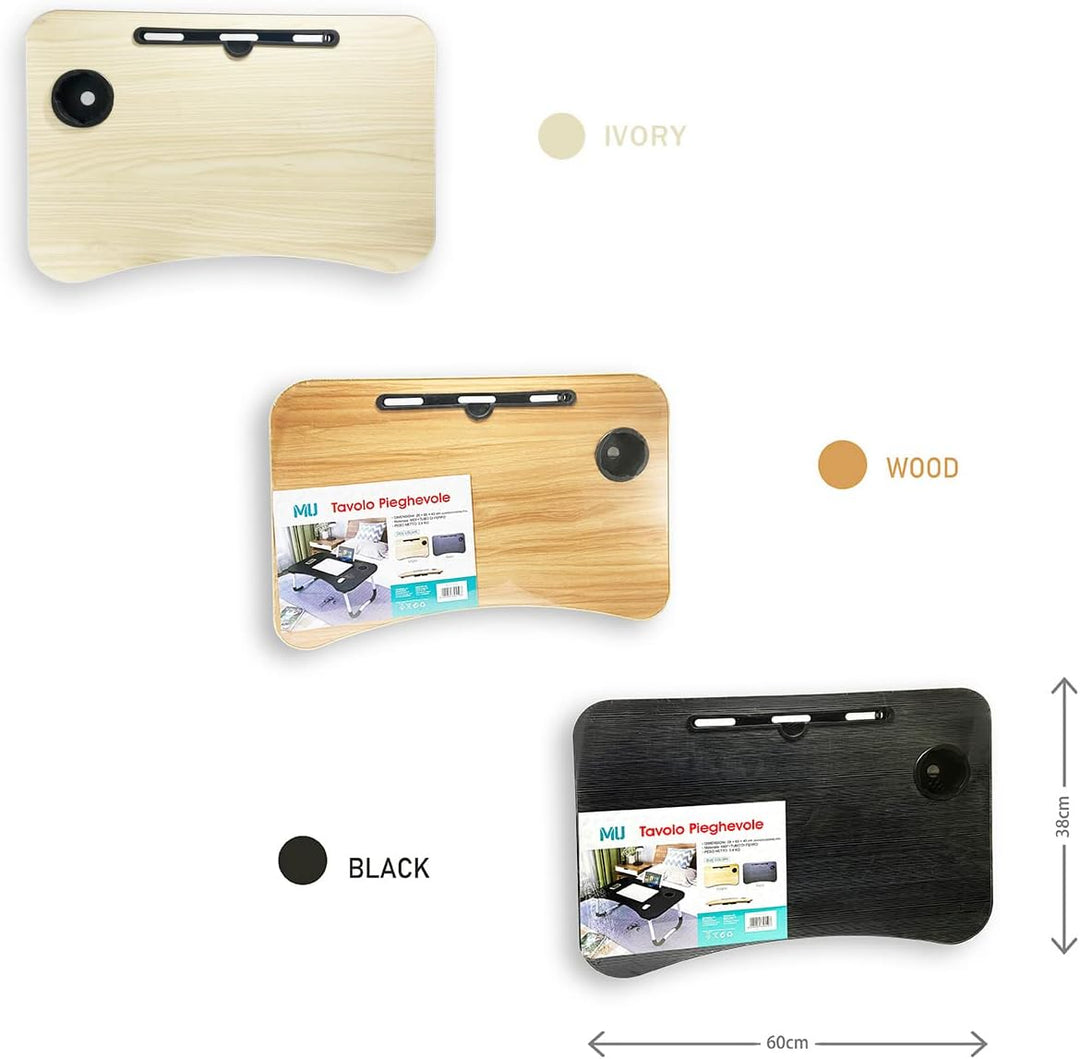 Laptoptisch, Betttablett, Laptop Betttisch Klappbar Tragbar, Lesetisch, Frühstücksbrett NotebookTisc