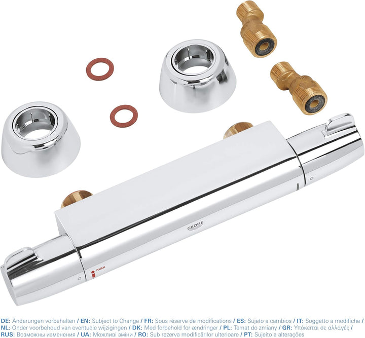 Grohe Grohtherm Special Thermostat-Brausebatterie, 1 Stück, 34667000 Brausearmatur, Brausearmatur
