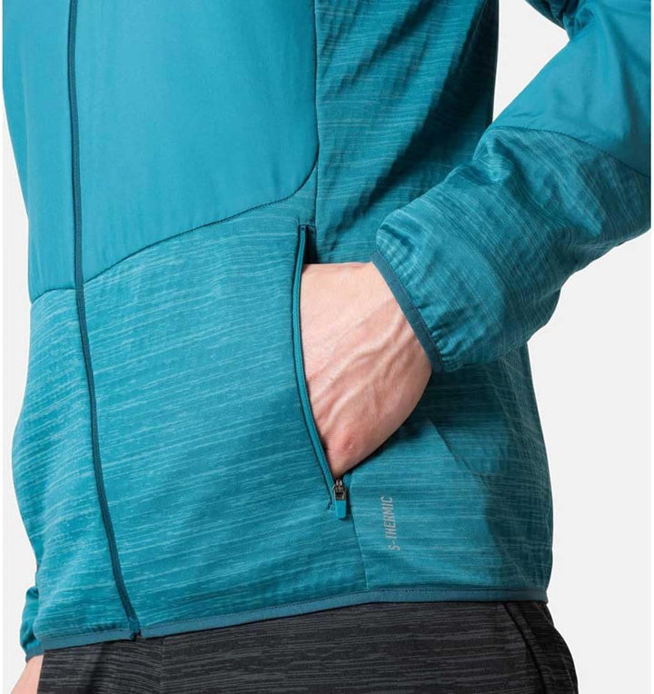 Odlo Herren Run Easy Warm Hybrid_313912 Laufjacke (1er Pack) S saxony blue, S saxony blue