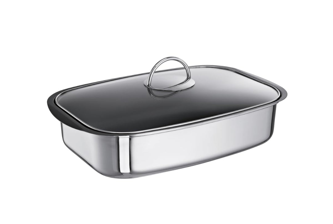 Schulte-Ufer 67049-36 Allzweck-Sicht-Bräter Easy, 36 x 25 cm, Edelstahl