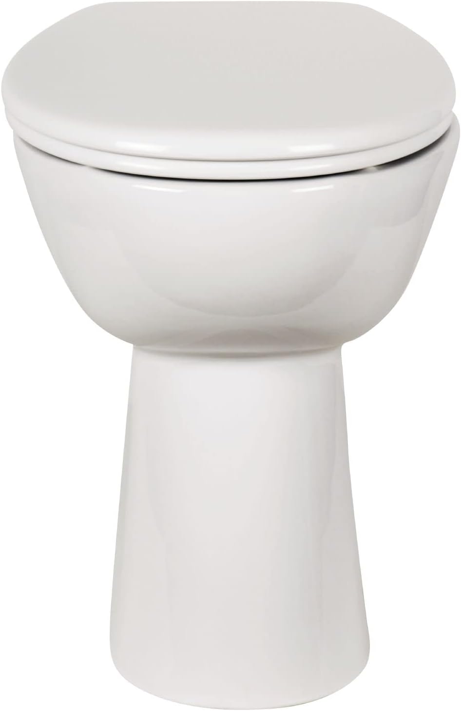 Calmwaters® Spülrandloses Stand-WC Komplettset Elements Wellness mit Toilettendeckel, erhöhtes + 7 c