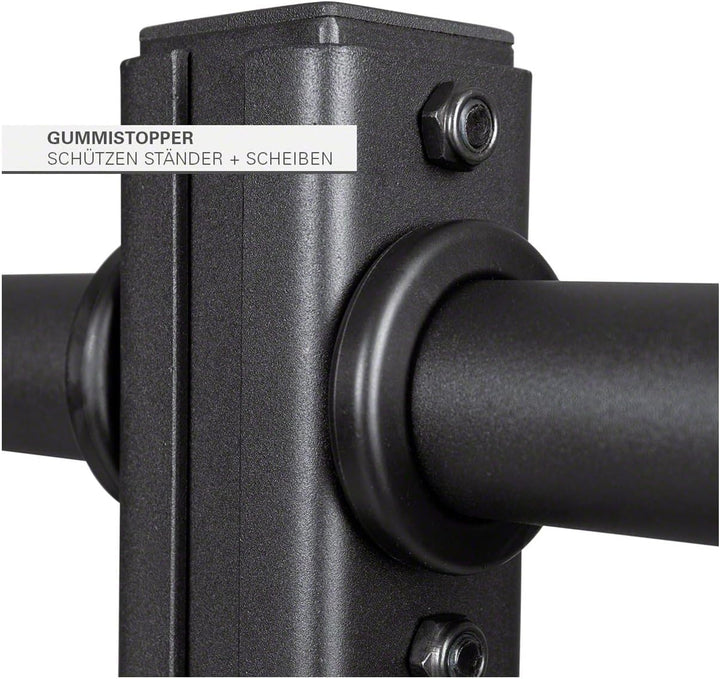 Sport-Tec Bumper Plate Rack für Olympia Scheiben + Stangen LxBxH 73,5x62,5x118,5 cm
