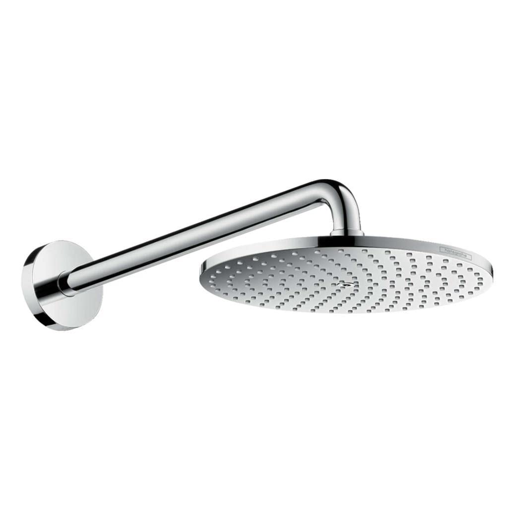 hansgrohe Duschkopf Raindance PowderRain Regendusche (rund, mit 1 Strahlart, Wandmontage) Chrom Wand