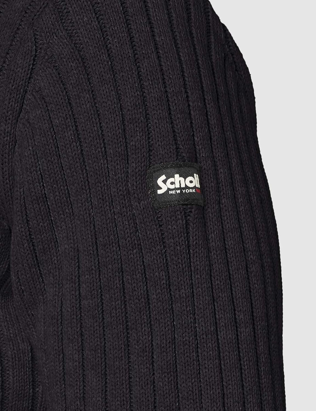 Schott NYC Herren Pullover, S Anthracite