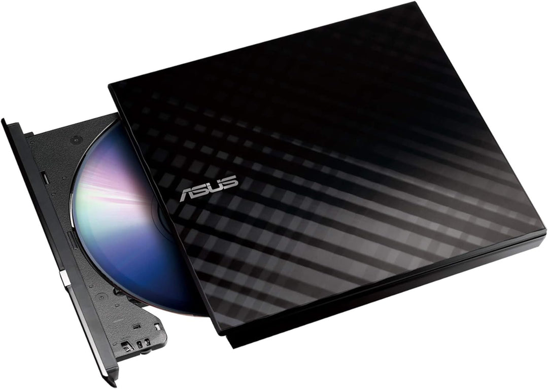 ASUS SDRW-08D2S-U Lite externer Slim DVD Brenner (8x DVD±R, 6x DVD±R DL, 5x DVD-RAM, USB 2.0) inkl.