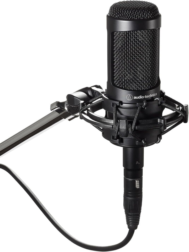 Audio-Technica 2035 Kondensatormikrofon mit Richtcharakteristik Niere Schwarz Single, Single