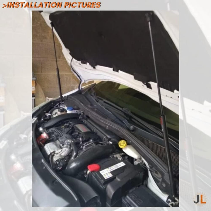 JINGLINGKJ Motorhaube vorne für 208 (CA/CC/CR) MK1 2012-2019 Dämpfer Stossdämpfer Gasdruckfedern Fed