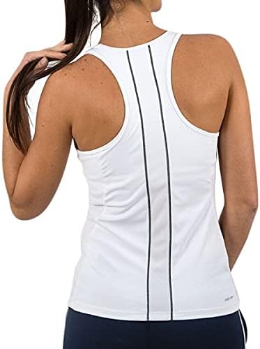 Lotto Damen, Squadra PL Tank-Top Weiss, Dunkelgrau, XL Oberbekleidung