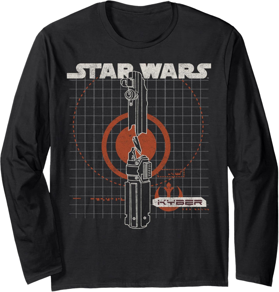 Star Wars: The Rise Of Skywalker Kyber Schematic Langarmshirt