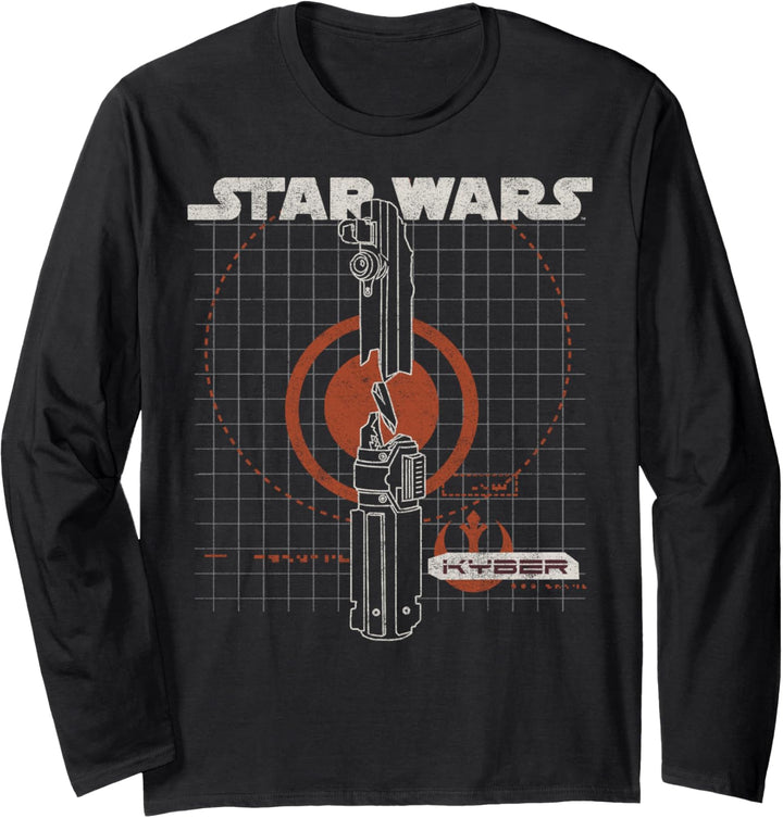 Star Wars: The Rise Of Skywalker Kyber Schematic Langarmshirt