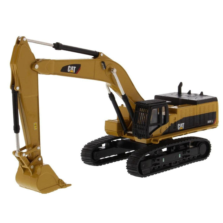Diecast Masters 85694 - Caterpillar Kettenbagger 385C, detailgetreues CAT Baufahrzeug in Displayfens