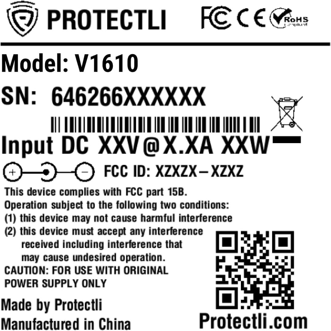 Protectli Vault V1610-6 Port, Micro Appliance/Mini PC - Intel N6005, 6X 2.5G NICs, 16GB LPDDR RAM on