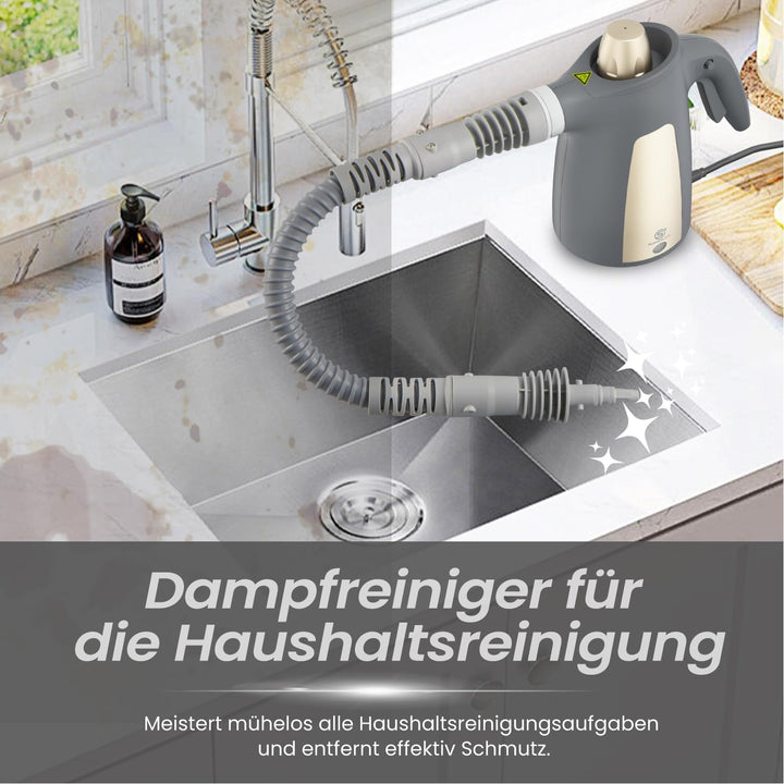 Handdampfreiniger Dampfreiniger Handgerät Steam Cleaner Für Alles 1050W 3,5bar Starker Dampfdruck 35