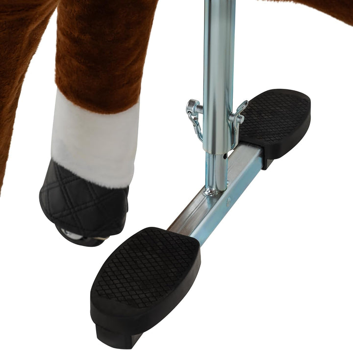 Miweba Pony Amadeus | Reitpferd auf Rollen - Pferd für Kinder - Schaukelpferd - Schaukeltier - Kusch