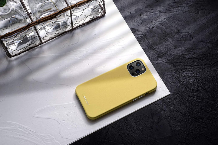 STILGUT Cover kompatibel mit iPhone 12 Pro Max Case aus Leder, Lederhülle, Hülle aus Leder, Ledercas