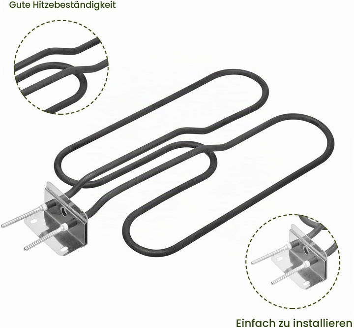JAOGAUS Heizelement [Original Ersatzteil] für Elektrogrill Q140, Heizelement 66631 für Elektrogrill,