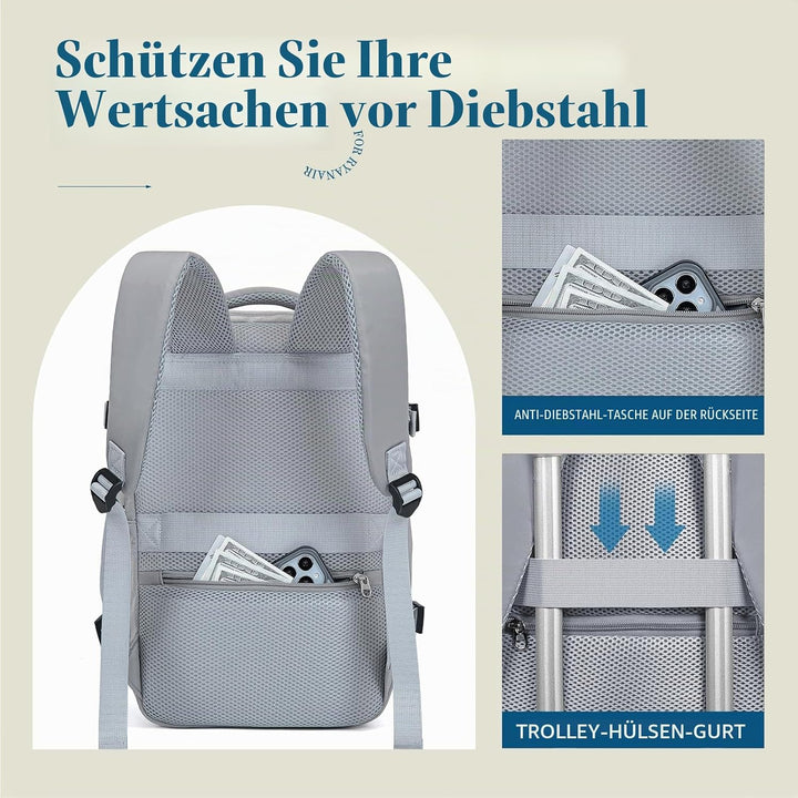 Lossga Für Ryanair Handgepäck 40x20x25 Handgepäck Rucksack Reiserucksack Flugzeug Rucksack 40x20x25