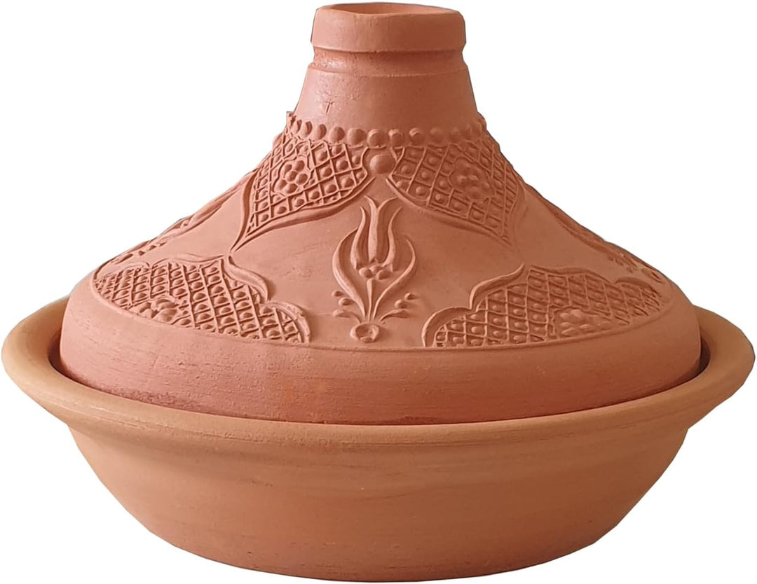 Tontopf Güvectopf Naturton Bräter Ton Schalen Tapas Schalen Schmortopf Tajine Dampfgartopf Auflauffo