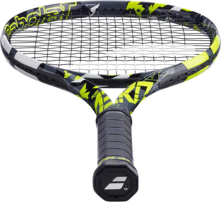 Babolat 102479-370 Pure Aero Tennisschläger, Grip 2, Grau/Gelb/Weiss
