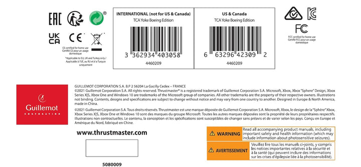 Thrustmaster TCA Yoke Boeing Edition - Offiziell Boeing lizenziert für Xbox Series X|S / Xbox One /