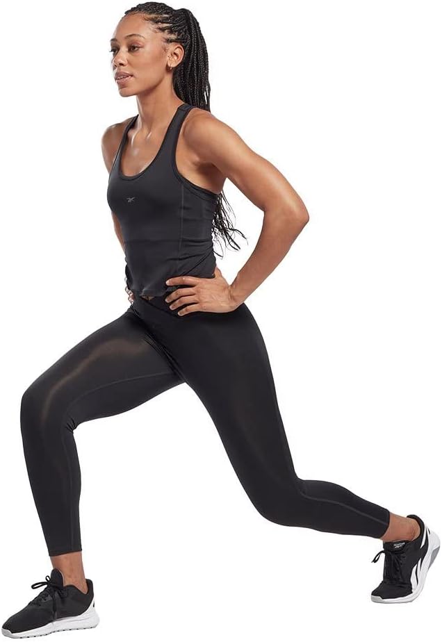 Reebok Damen Leggings Workout Ready Basic High Rise XL Night Black, XL Night Black