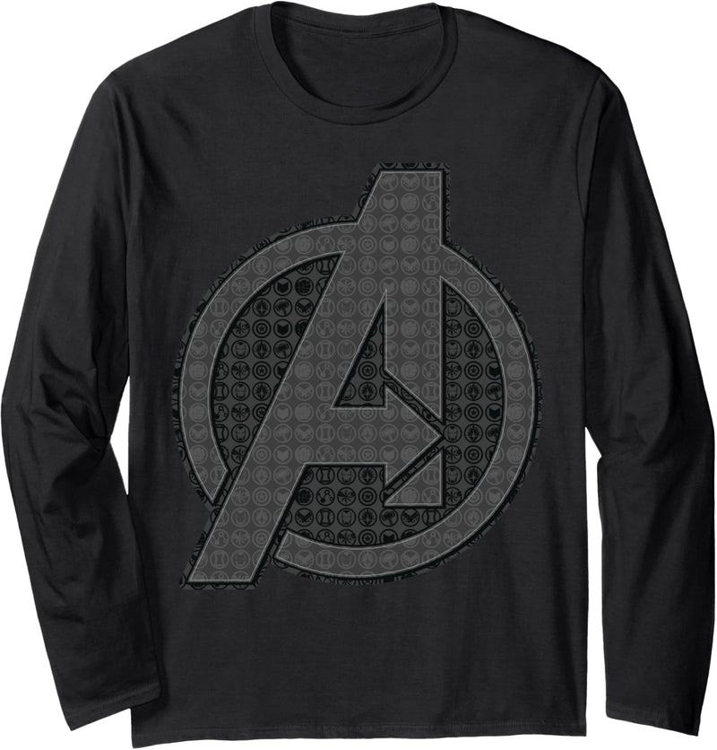 Marvel Avengers: Endgame Logo Fill Langarmshirt