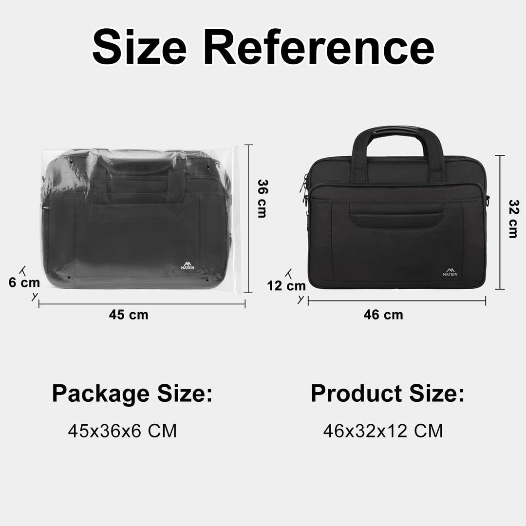MATEIN Laptoptasche 17,3 Zoll, Gross Laptop Tasche 17 Zoll Aktentasche Herren Wasserdicht Arbeitstas