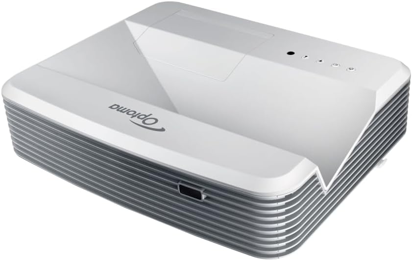 Optoma W320USTi Ultra Kurzdistanz DLP Projektor (WXGA, interaktiv, 4000 Lumen, 20.000:1 Konrast, 3D)