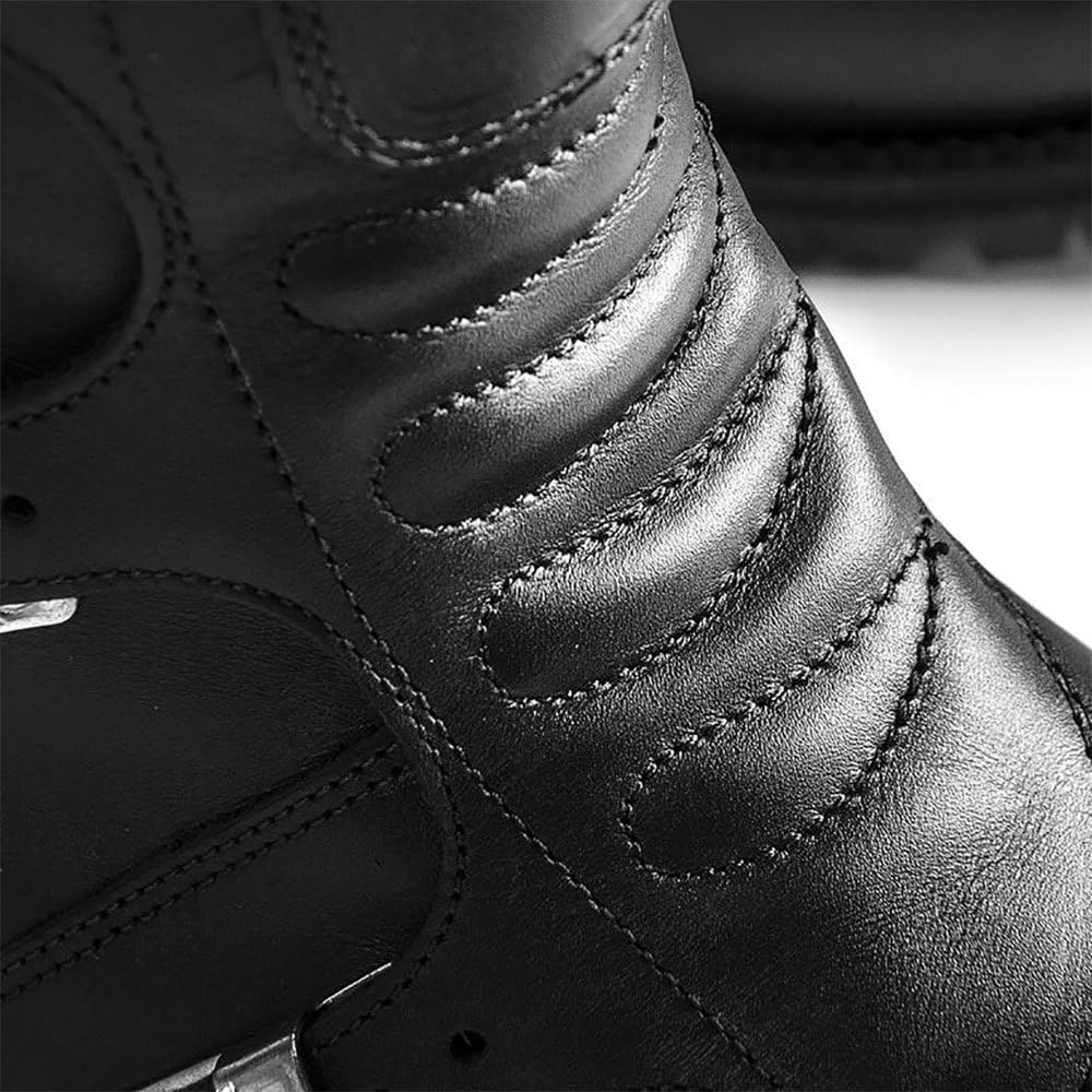 Stylmartin Continental Unisex Motorradstiefel 44 EU Schwarz, 44 EU Schwarz