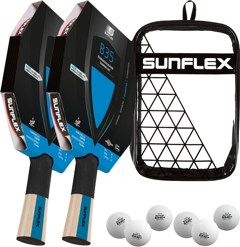 Sunflex® Color COMP B35 Tischtennisschläger | Tischtennis Racket Bat TT Hobby Trainingsschläger | ko