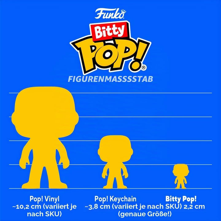 Funko Bitty Pop! Disney - Sorcerer Mickey, Dale, Princess Minnie und eine Überraschungs-Mini-Figur -