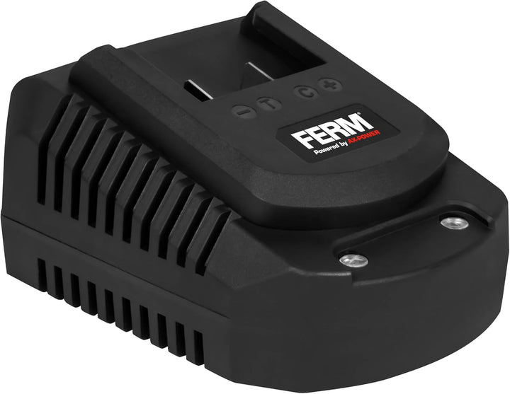 FERM Akku-Bohrmaschine 20V – Inklusive 2,0Ah Li-Ion Akku und Ladegerät – Mit Transportkoffer – Bürst