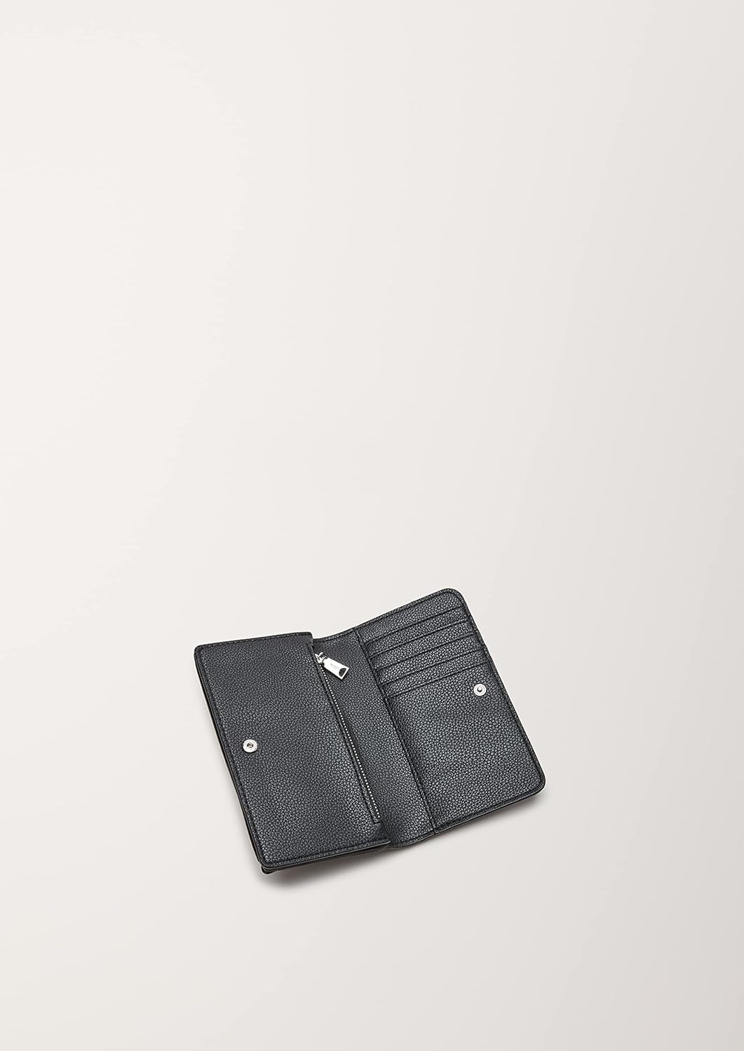 s.Oliver (Bags) Women's Portemonnaie Wallet MEDI, Grey/Black