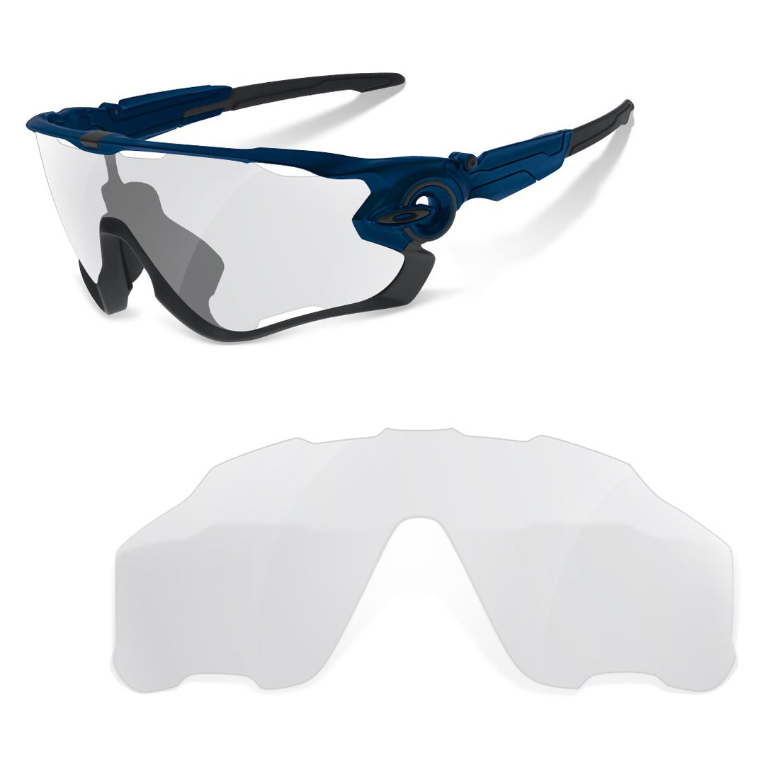 Kompatibel Ersatzgläser für Oakley Jawbreaker OO9290, Selbsttönend