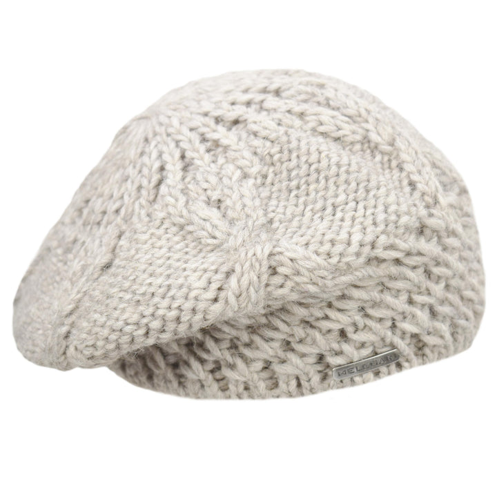 Strickmütze | Pragelierte Baskenmütze | Mütze aus Wolle und Alpaka | Made in Italy | Herren Damen |