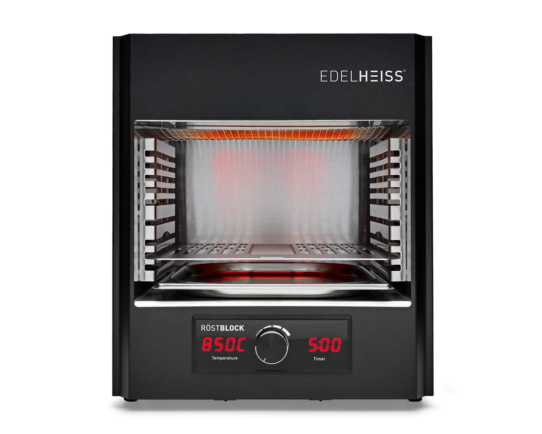 Elektro Oberhitzegrill Röstblock, 2 Infrarotbrenner, Grillfläche 30x28,5cm