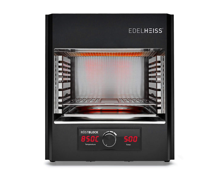 Elektro Oberhitzegrill Röstblock, 2 Infrarotbrenner, Grillfläche 30x28,5cm