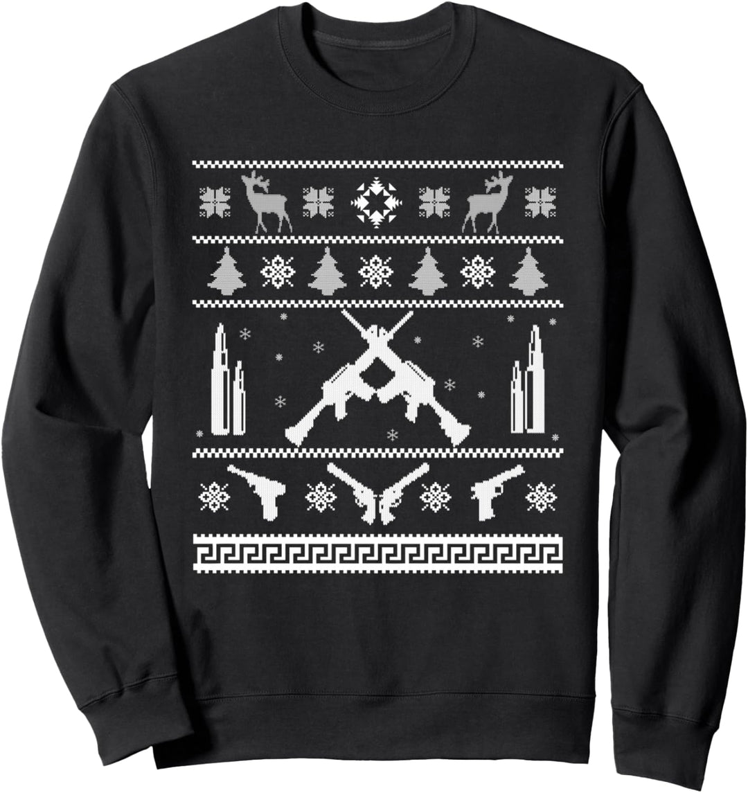 Bushmaster AR-15 Hässlicher Weihnachtspullover Gunner Sweatshirt