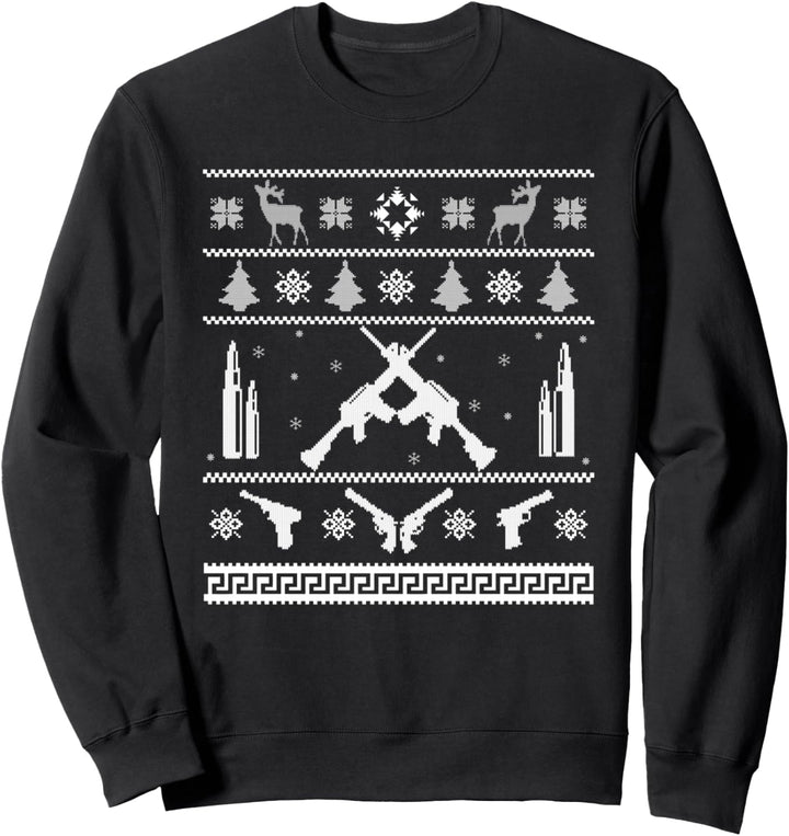 Bushmaster AR-15 Hässlicher Weihnachtspullover Gunner Sweatshirt