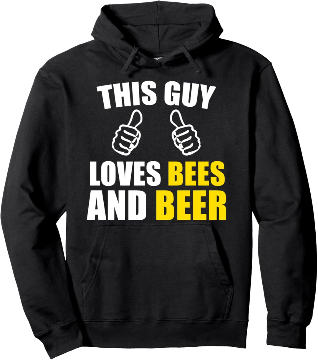 Bienen und Bier Imker Pullover Hoodie