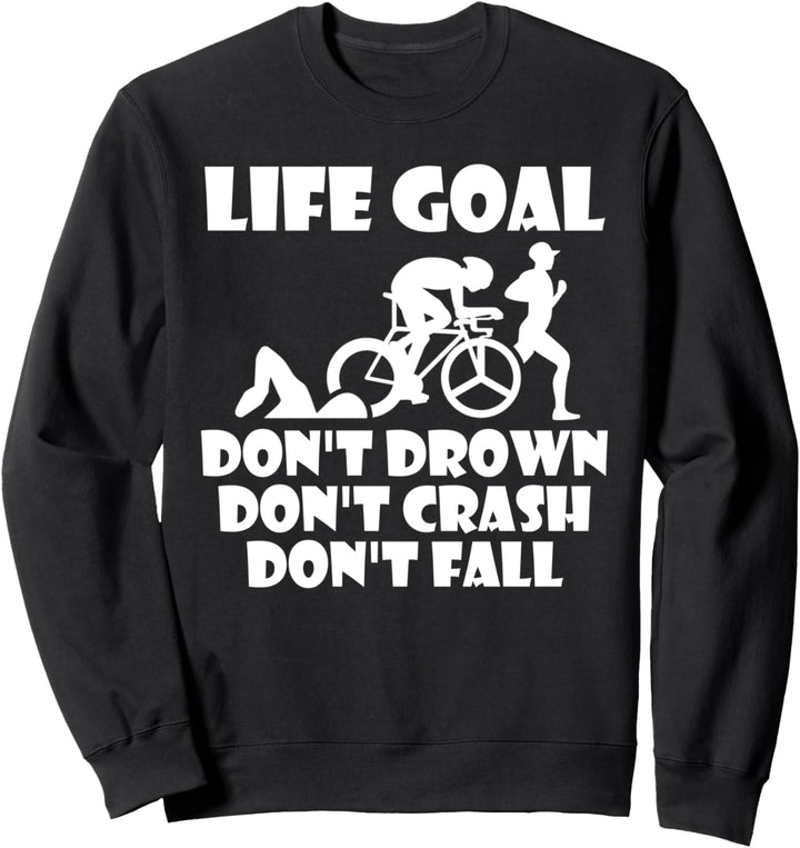 Triathlet Fahrrad Laufen Schwimmen - Ausdauersport Triathlon Sweatshirt