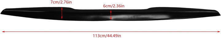 Kofferraumspoiler, Heckspoiler für Den Dachkofferraum Lip Tail Wing Rubber Glossy Black Anti Univers