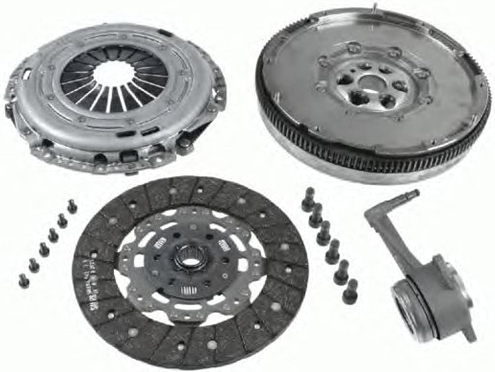 1x Original SACHS Kupplungssatz inkl. SACHS Zwei-Massen-Schwungrad + SACHS CLC Zentralausrücker