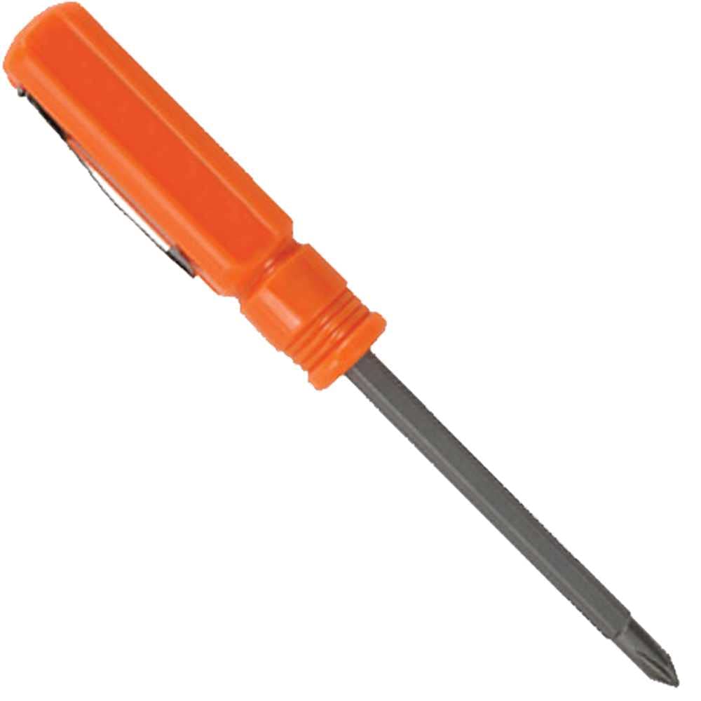 Lutz 2-in-1-Schraubendreher, Taschengrösse, Orange