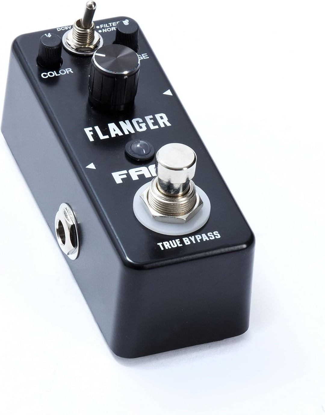 Fame LEF-312 Flanger, Kompaktes Modulations Effektgerät für Gitarren, True Bypass, Regler für Color