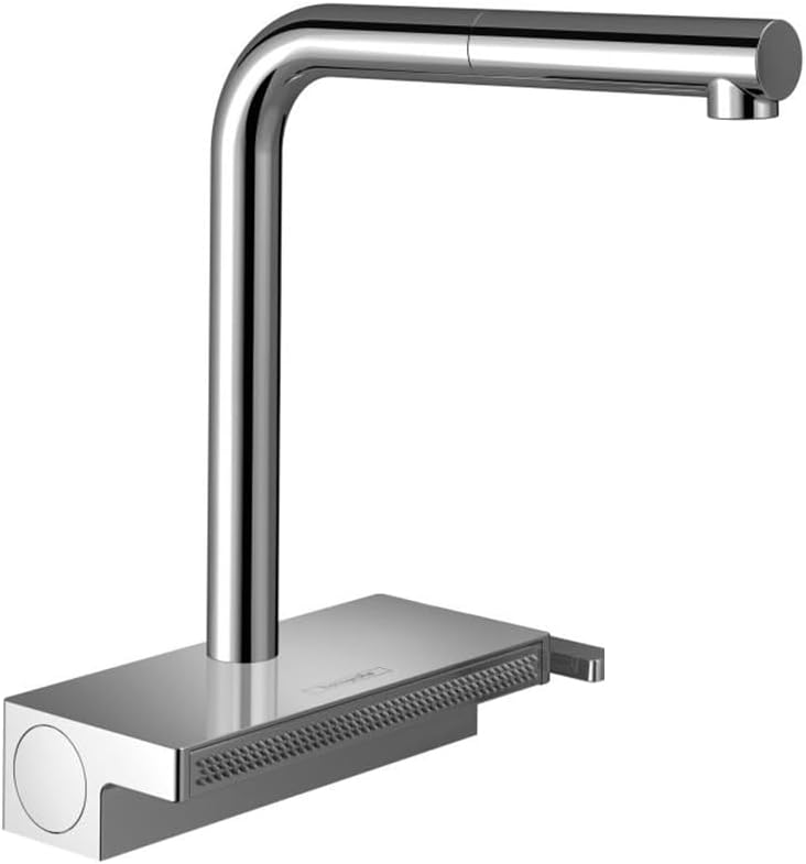 hansgrohe Küchenarmatur Aquno Select M81 (Wasserhahn Küche mit Schlauchbox und Abtropfsieb, 150° sch